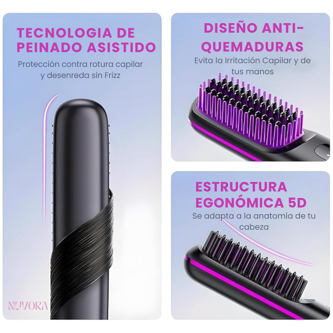 Cepillo alisador Inalámbrico